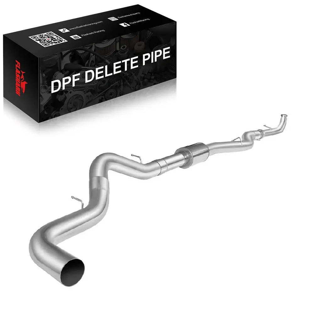 For 4 Inch/5 Inch 2001-2007 LBZ LLY LB7 6.6 for Chevy Duramax Downpipe-Back DPF Delete Race Pipe Flashark