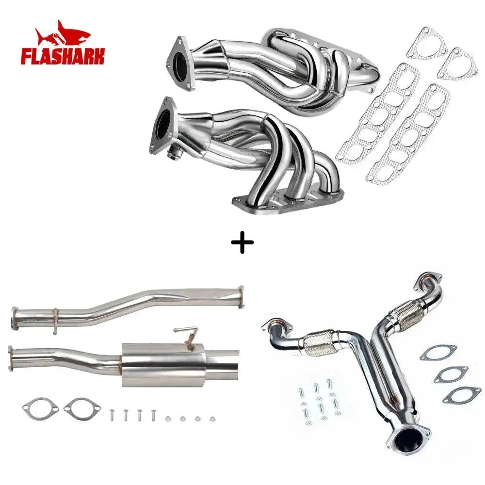 Catback Exhaust for 2003-2008 Nissan 350Z & Infiniti G35 with 4.5'' Single Tip & 3'' Pipe