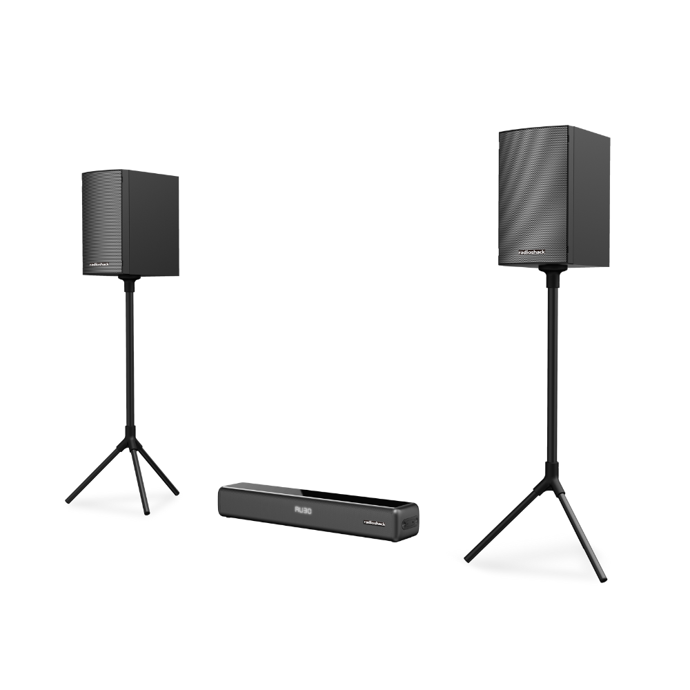 RadioShack 240W Tower Speaker with FM Radio & Karaoke Function Radio Shack