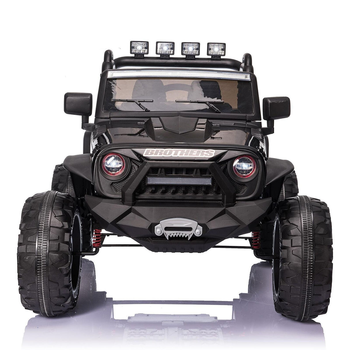 400W 2-Seater Electric Ride-On Truck with LED Lights and MP3 Player for Kids (24V)