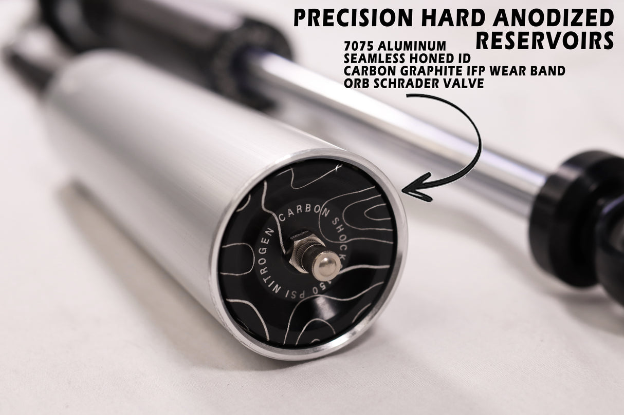 Carbonshocks 2.5" Coilover Shock 18" Travel