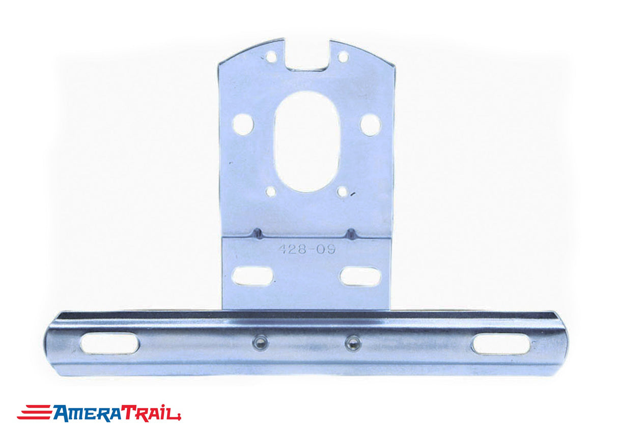 License Plate Bracket, Metal (Zinc Coated), 2" Stud Mount Compatible