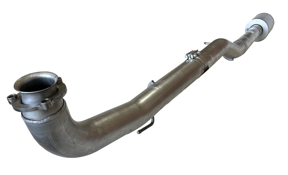 4" Cat & DPF Race Pipes | 2015.5-2016 GM 2500/3500 6.6L DURAMAX Mel's Manufacturing