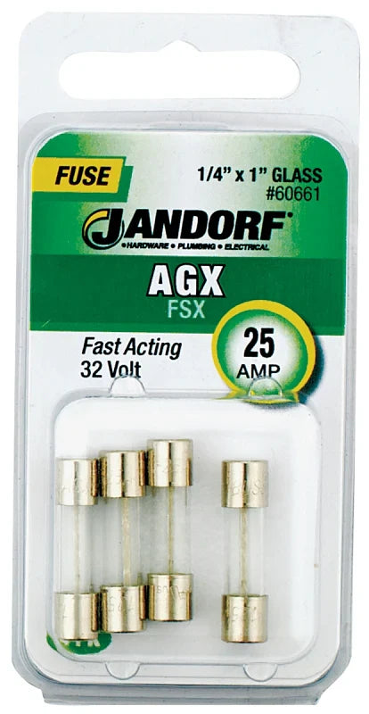 Jandorf Fast Acting 32 Volt 25 Amp Fuse #60661 Jandorf