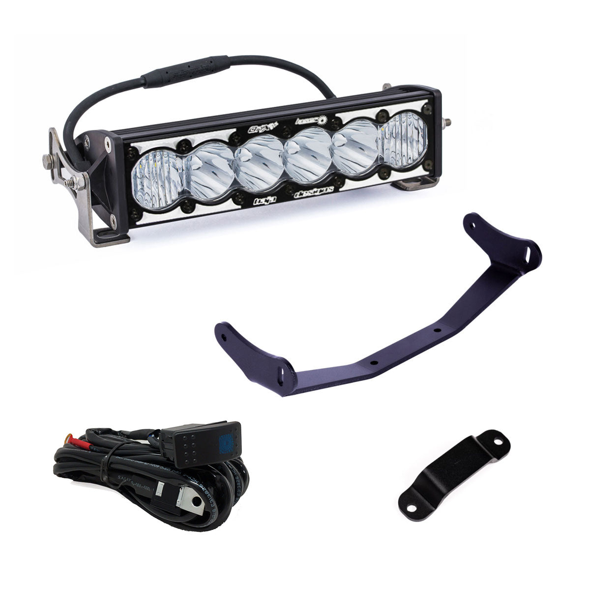 Baja Design Can-Am, Maverick R, 10" OnX6+ Laser Hybrid Shock Tower Kit Baja Designs