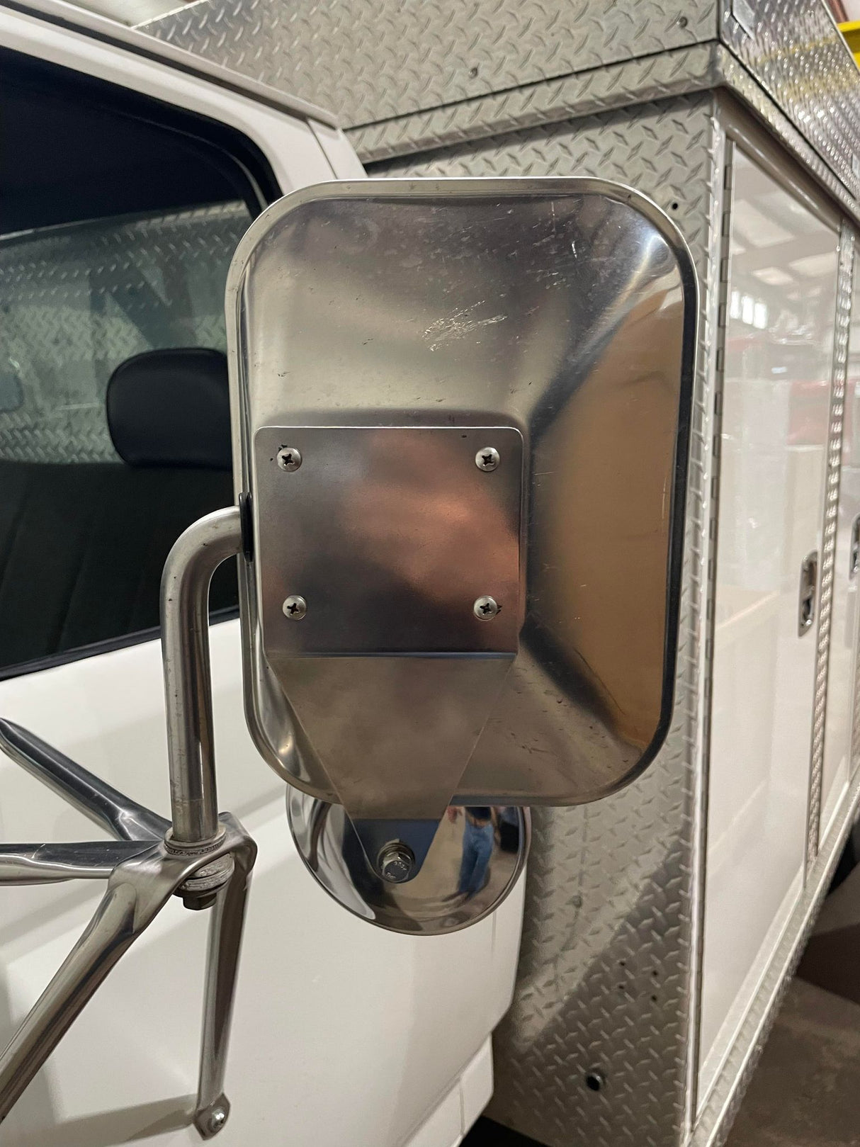 Complete Performance Spot Mirror Bracket - Factory 4 post mirror - 1980-1997 Ford F-Series Complete Performance