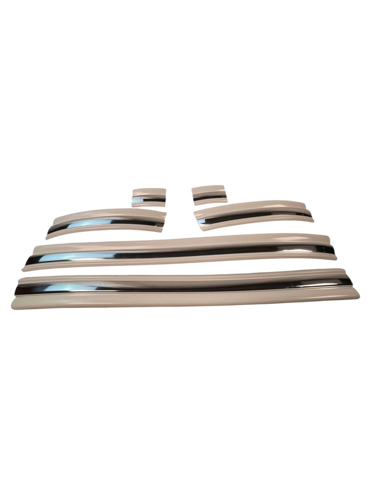 Complete Performance Chrome Body Molding Set - White - 1992-1997 F-Series & Bronco Complete Performance