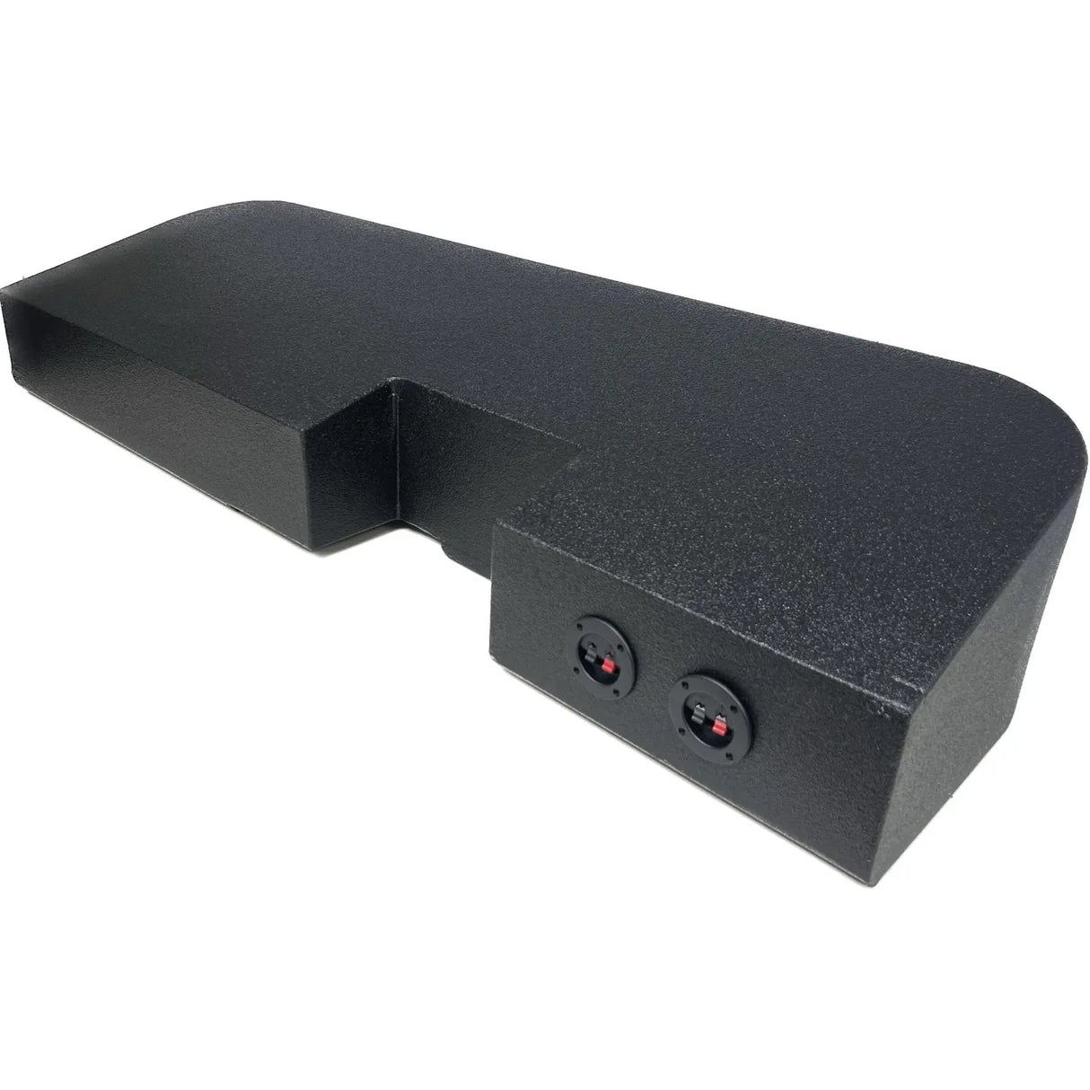 Dual 8" Chevy/GMC 19-26 Crew Cab Subwoofer Box (Fits Sundown X8 v4) With Rounded Corner Moon Car Stereo