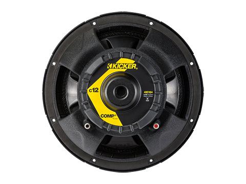 Kicker Comp 12" 150W RMS Subwoofer SVC 4-Ohm
