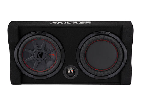 Kicker Down-Firing 10" CompRT 2-Ohm Enclosure Upgrade