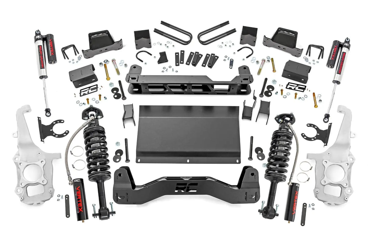 Rough Country 6 Inch Lift Kit Ford F-150 4WD 2021-2026 587-config