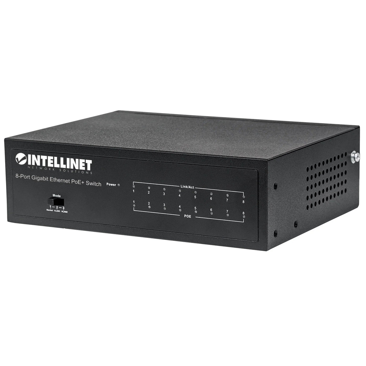 Intellinet® 60W 8-Port Gigabit Ethernet PoE+ Switch TekShack