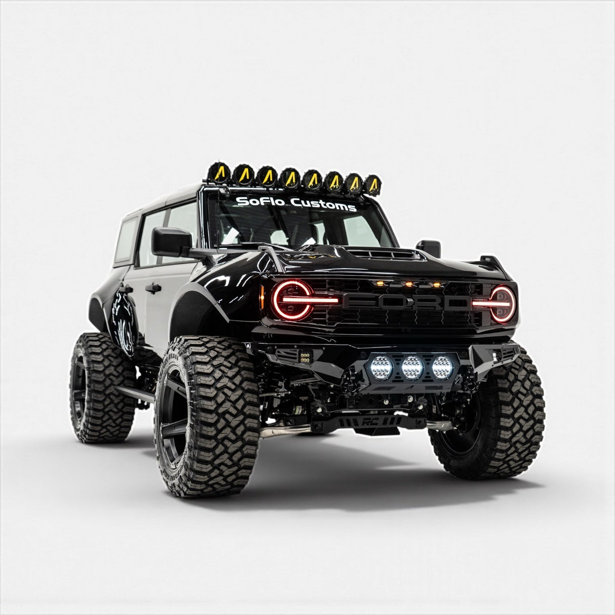 Ford Bronco Baja Front Bumper w/ Lights 2021-2026