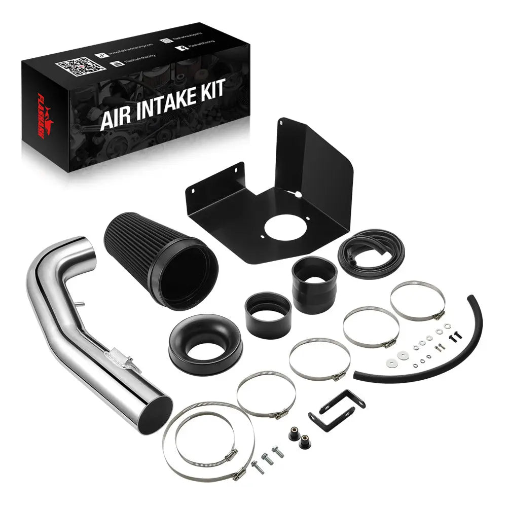 4 Inches Cold Air Intake Kit For 2009-2013 GMC Sierra 1500 Chevrolet Silverado 1500 4.8L 5.3L 6.0L 6.2L V8 Engine Flashark