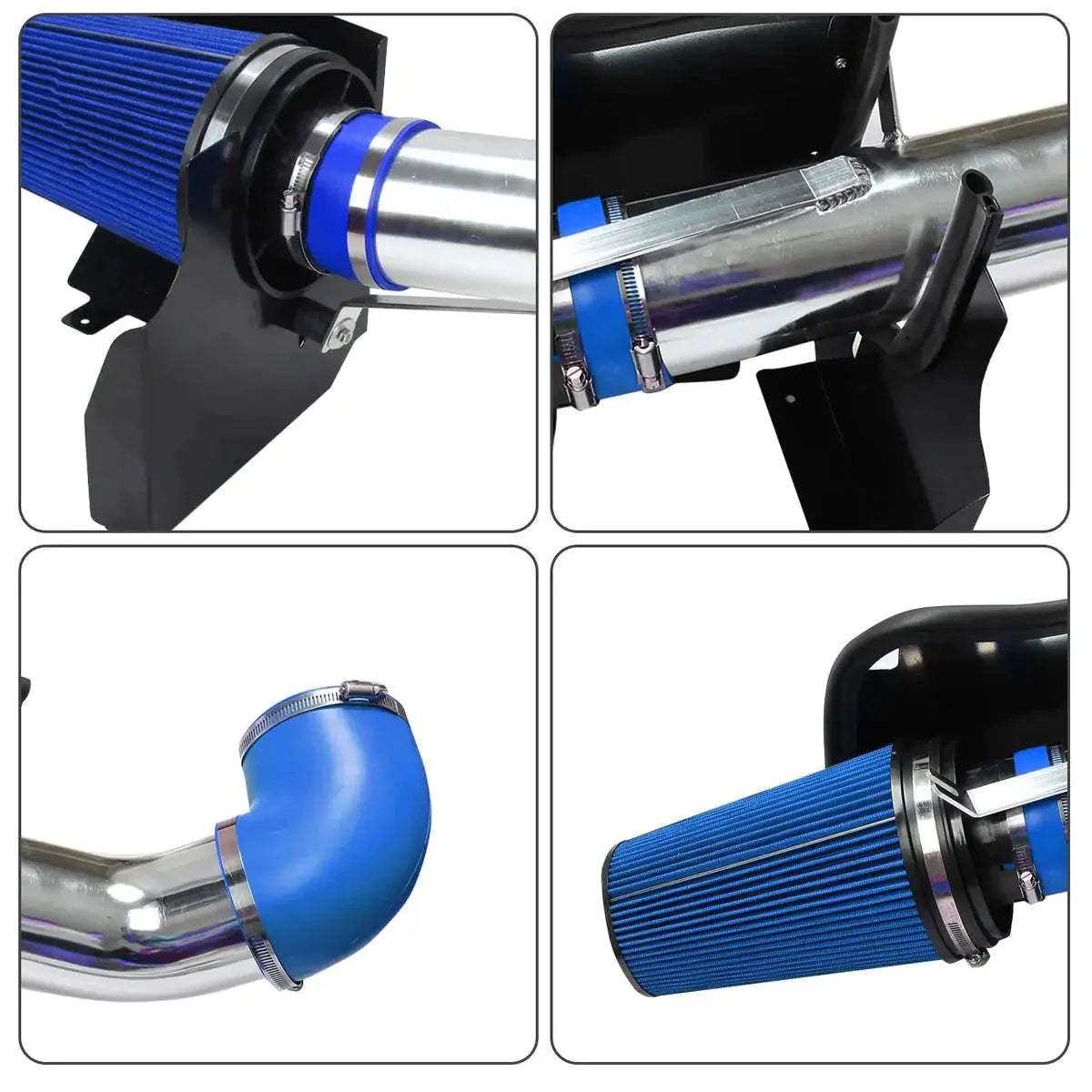 Cold Air Intake + Headers Kit for 1999–2006 Chevy Silverado/Avalanche 1500 4.8L 5.3L 6.0L 2WD