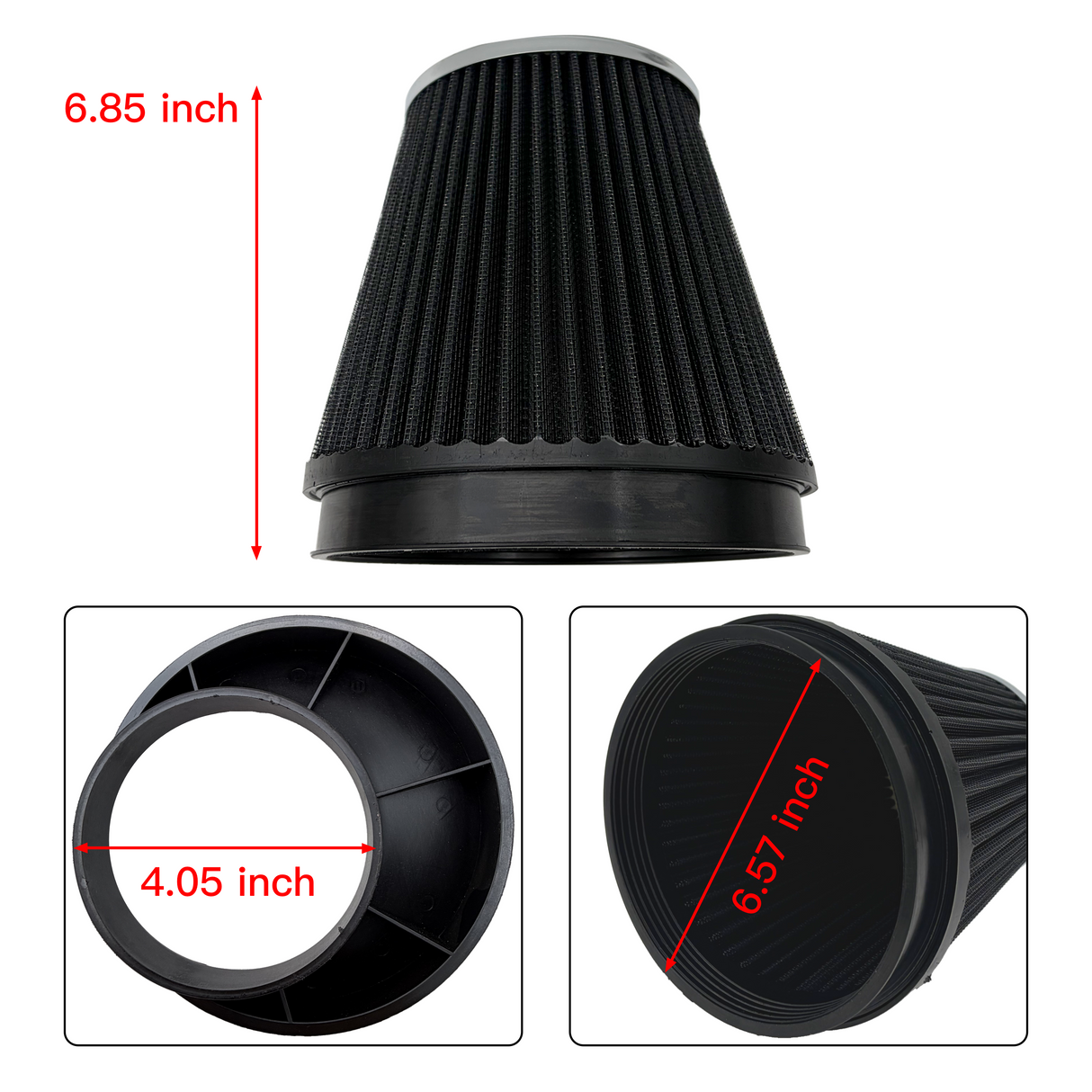 Trucktok 2005-2010 Dodge Chrysler HEMI 5.7L 6.1L V8 Cold Air Intake w/Heat Shield TruckTok