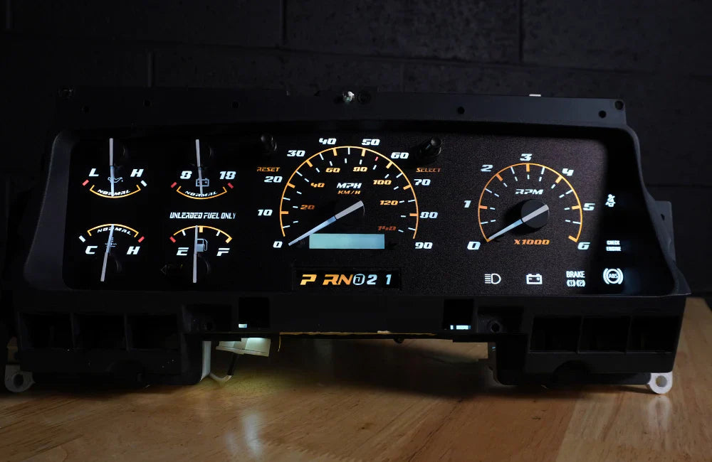 92-96 Cluster Faceplate Kit - XLT Sport - Gas Chinook Auto