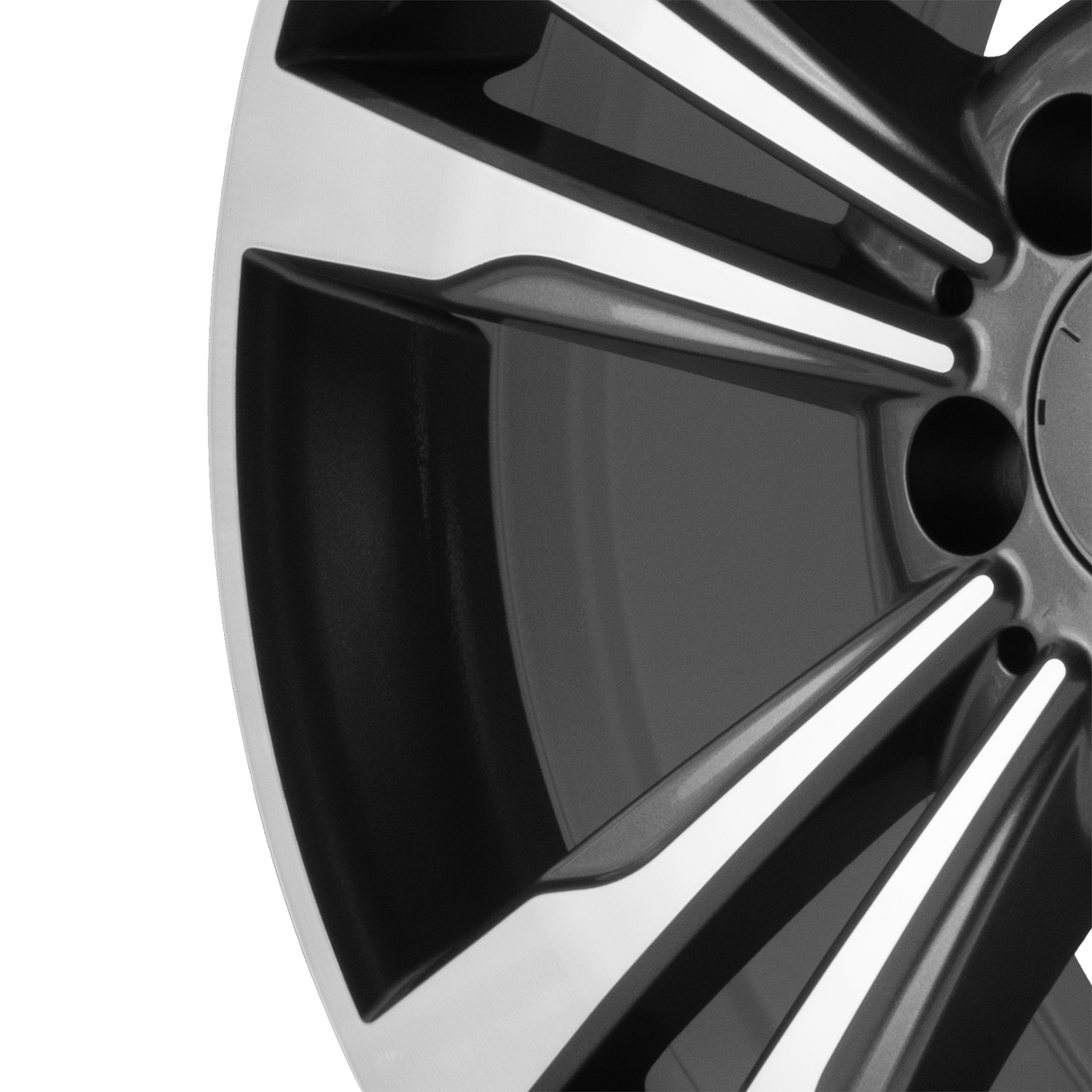 Gun Gray Mercedes Style Wheels 19x8.5 5x112 1pc