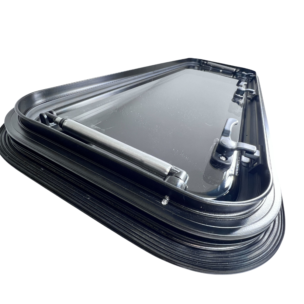Acrylic Awning Window w/ Clamp Ring (Driver Side) for Sprinter Van Wideout S&B