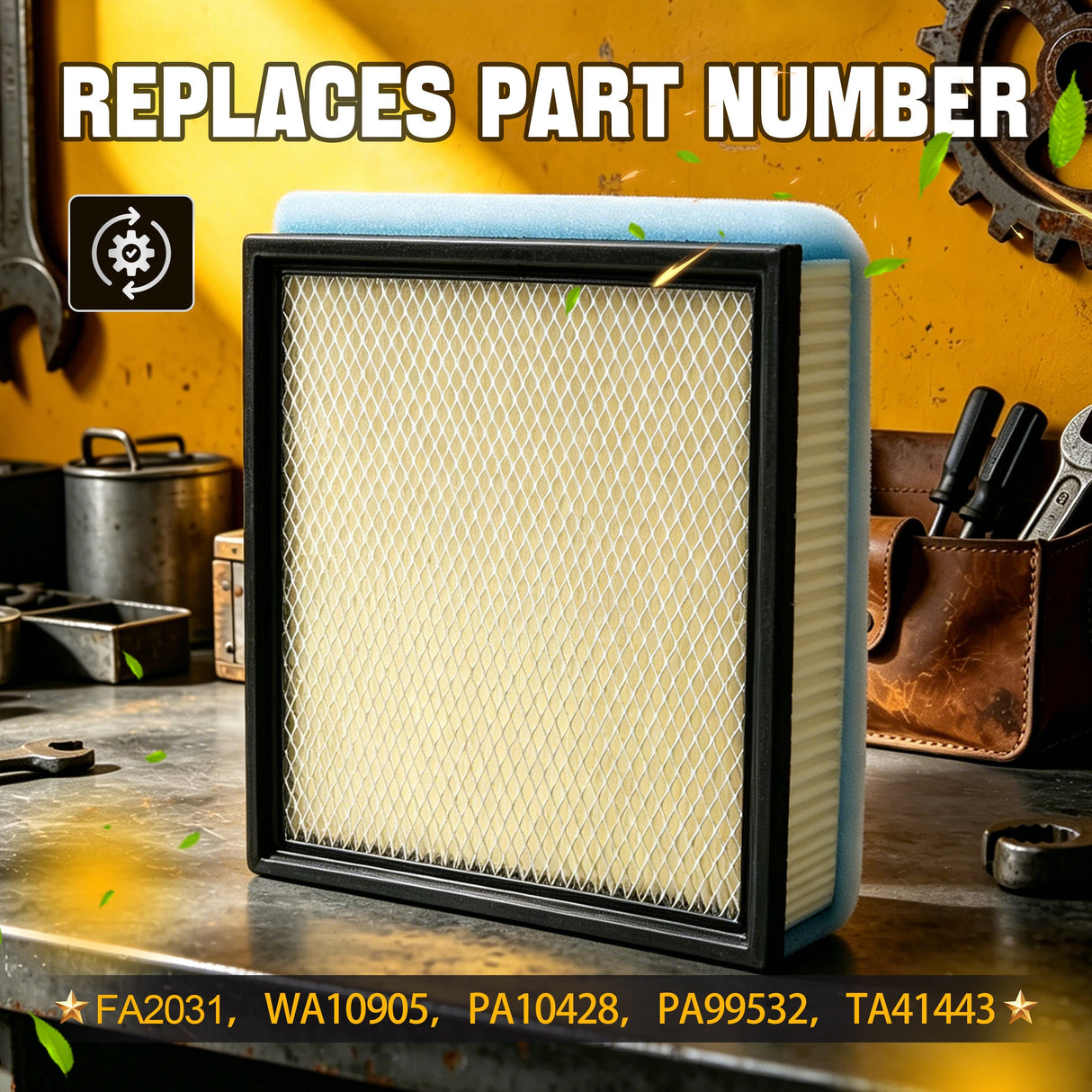 Trucktok 2020-2026 6.7L Ford Powerstroke Diesel Air Filter Replaces FA2031 TruckTok