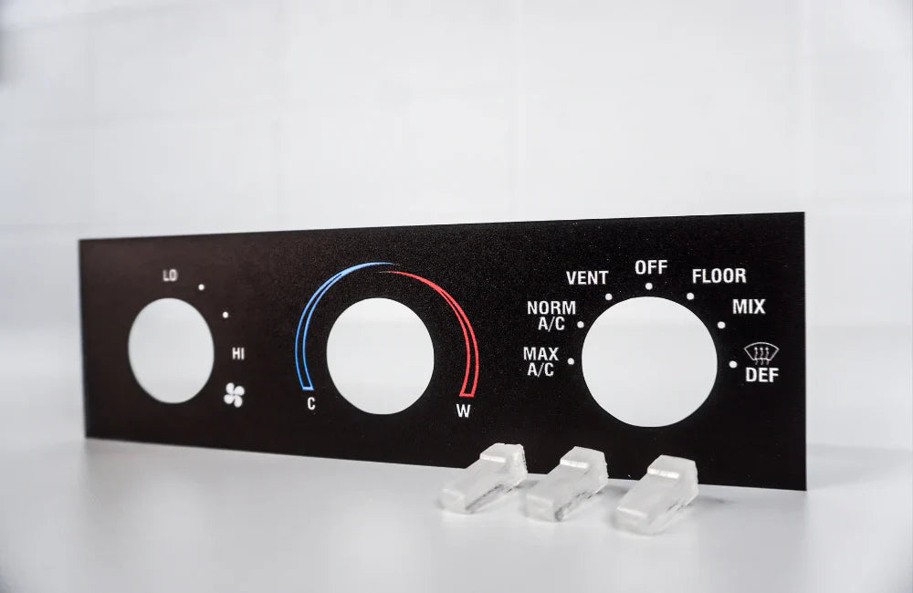 92-96 Cluster Faceplate Kit - XLT Original - Gas Chinook Auto