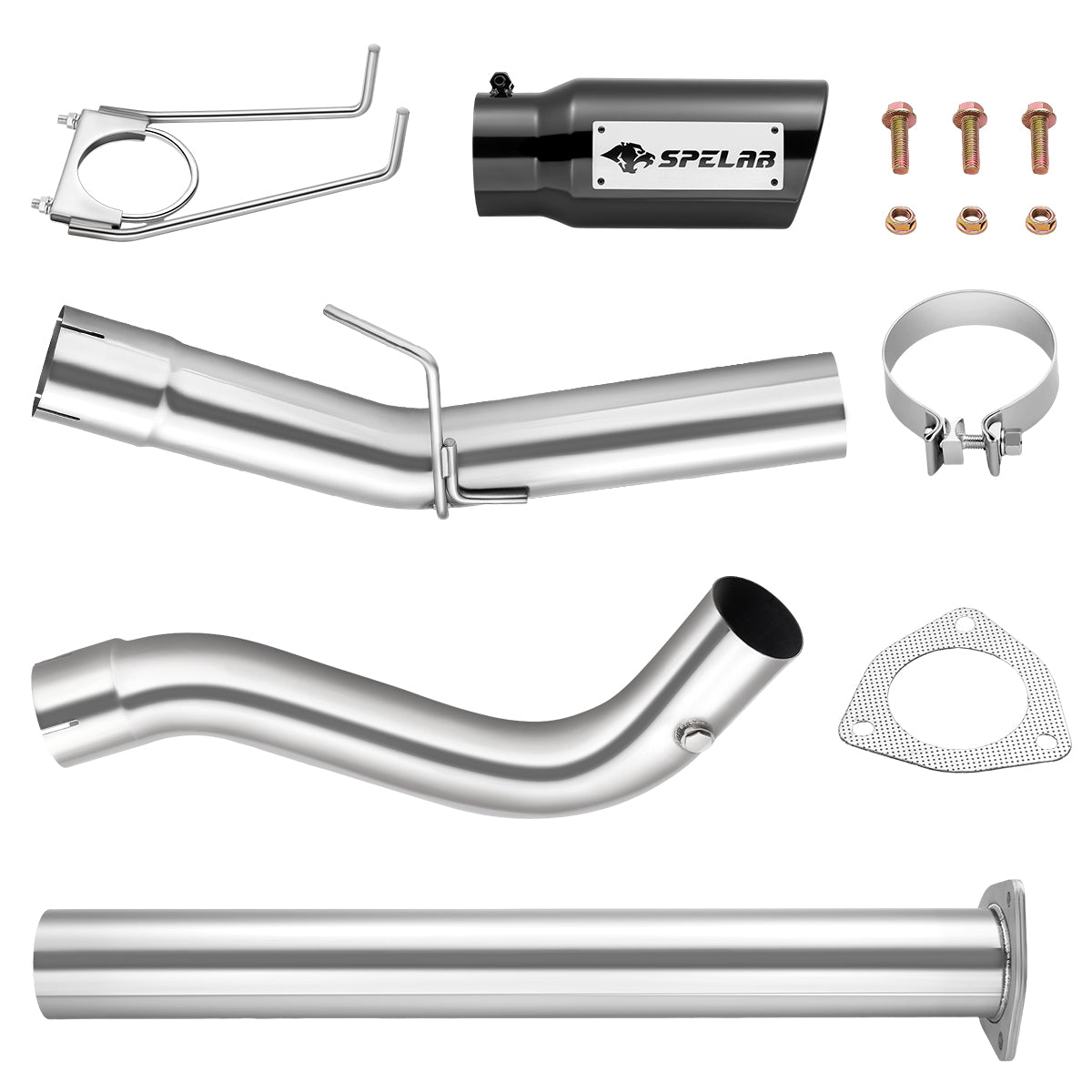 4'' DPF Back Exhaust 2011-2016 6.7L Powerstroke Ford F250 F350 F450 Flashark