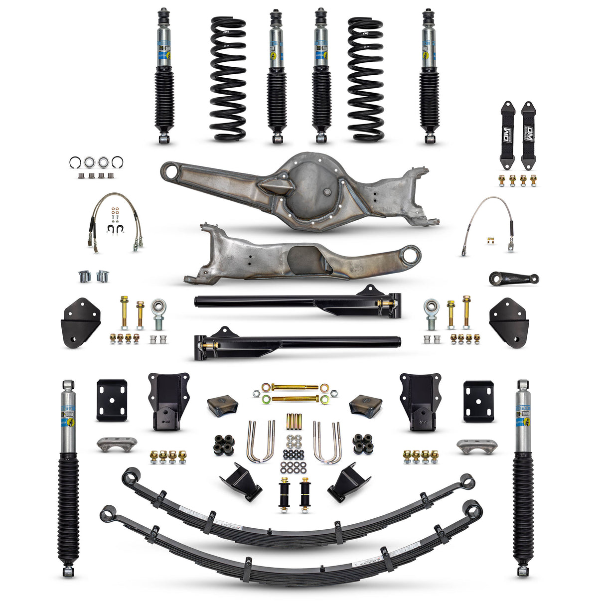 Desolate Motorsports Complete Mid Travel 4" Lift - 1980-1996 Ford F150/Bronco Desolate Motorsports