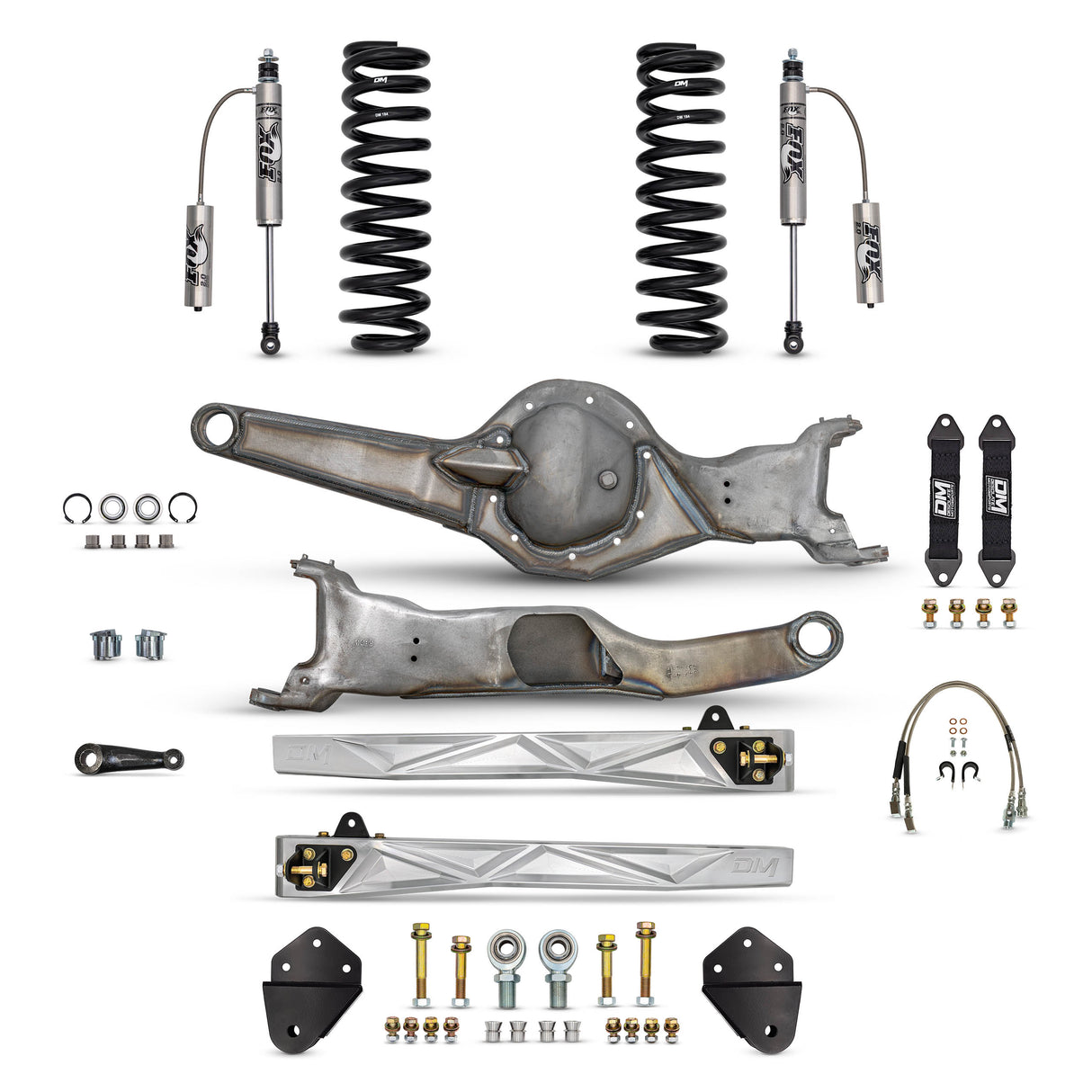 Desolate Motorsports Front 4" Mid Travel Lift Kit (Bolt-on) - 1980-1996 Ford F150/Bronco Desolate Motorsports