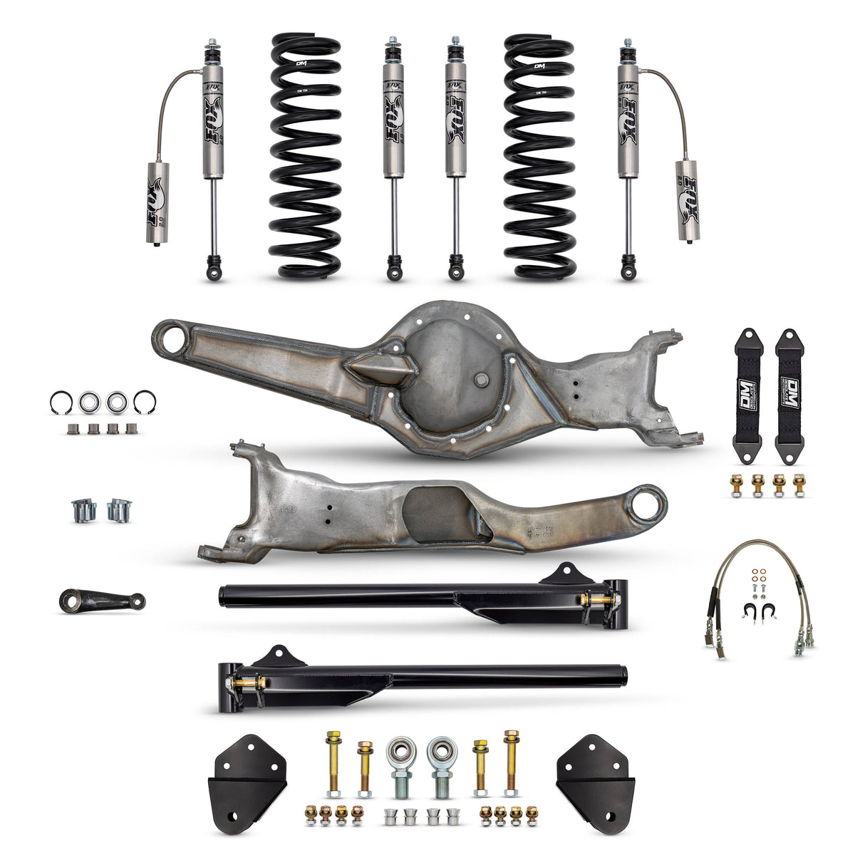 Desolate Motorsports Front 4" Mid Travel Lift Kit (Bolt-on) - 1980-1996 Ford F150/Bronco Desolate Motorsports