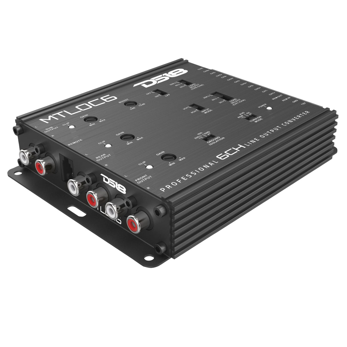 6-Channel High-to-Low Level Line Output Converter with Remote Turn-On DS18