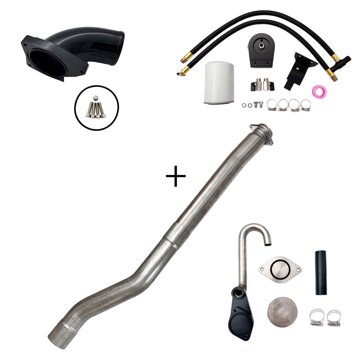 Trucktok 2003-2007 6.0L Ford Powerstroke DPF/EGR/CCV/Up pipe kit TruckTok