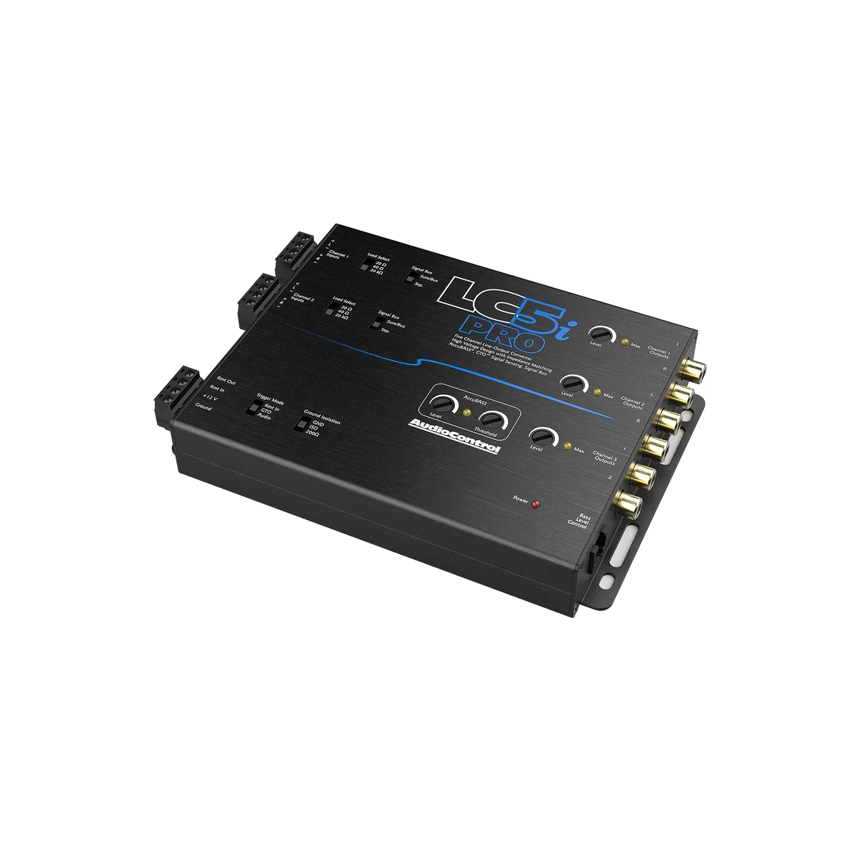 AudioControl LC5i PRO 5-Channel 400W Line Out Converter w/ Accubass & Remote AudioControl