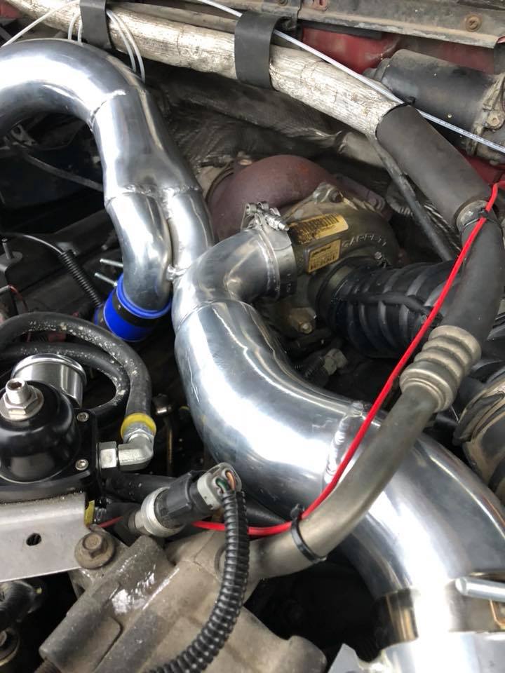 Intercooler Kit and Boost Tube Clamps Boots, 1994-1997 7.3L Powerstroke Rudys Diesel