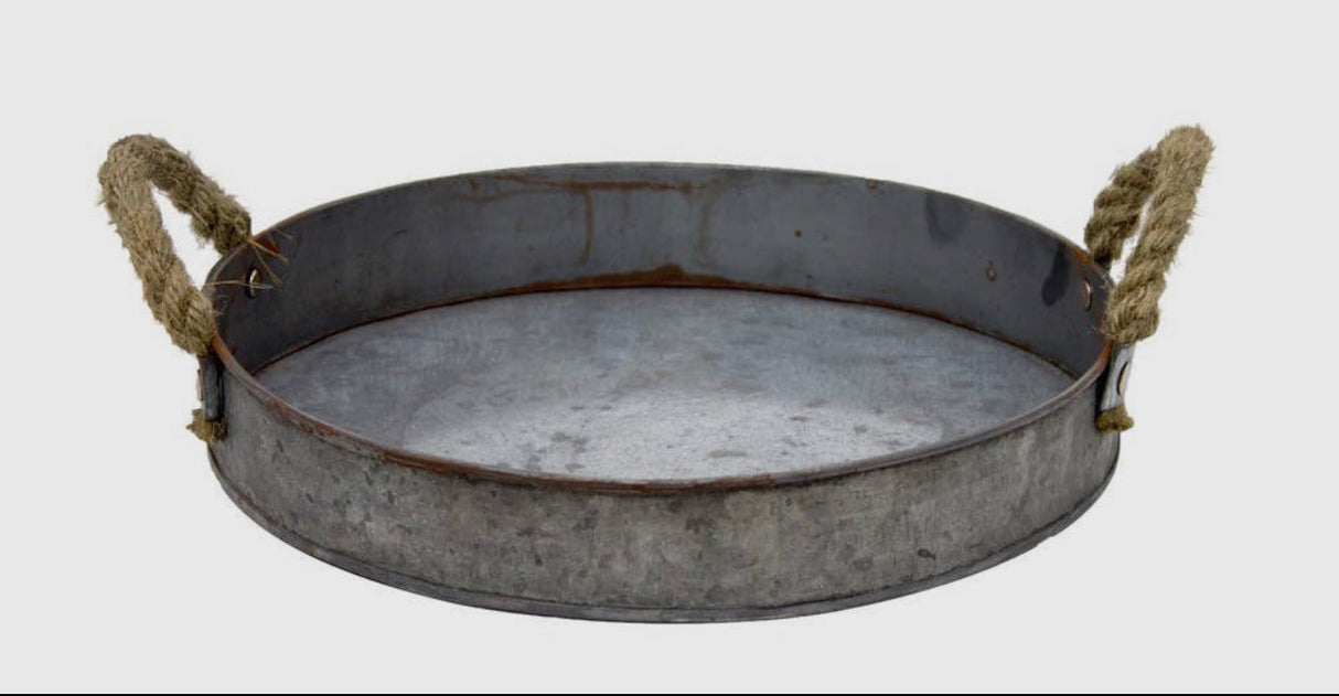Rustic Metal Tray KB Decor & More