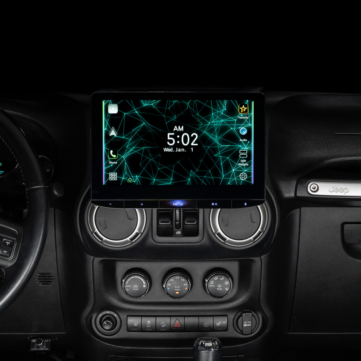 JVC KW-Z1000W Plug and Play Bundle | '07-'18 Jeep JK Wranglers