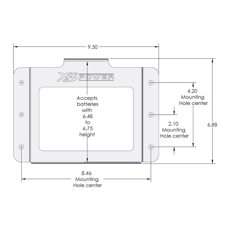 XS Power 511-680 Side Mount XS Power