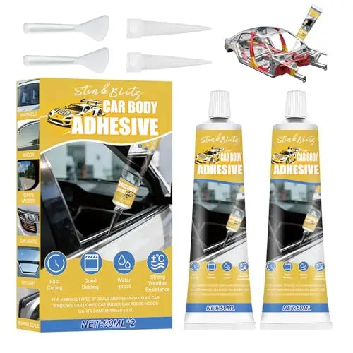 StinkBlitz Automotive Body Adhesive Sealant 3.4 oz 2-Pack B003-Series01