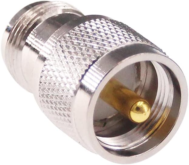 Male PL259 to N Type Female RF Coax Adapter TekShack