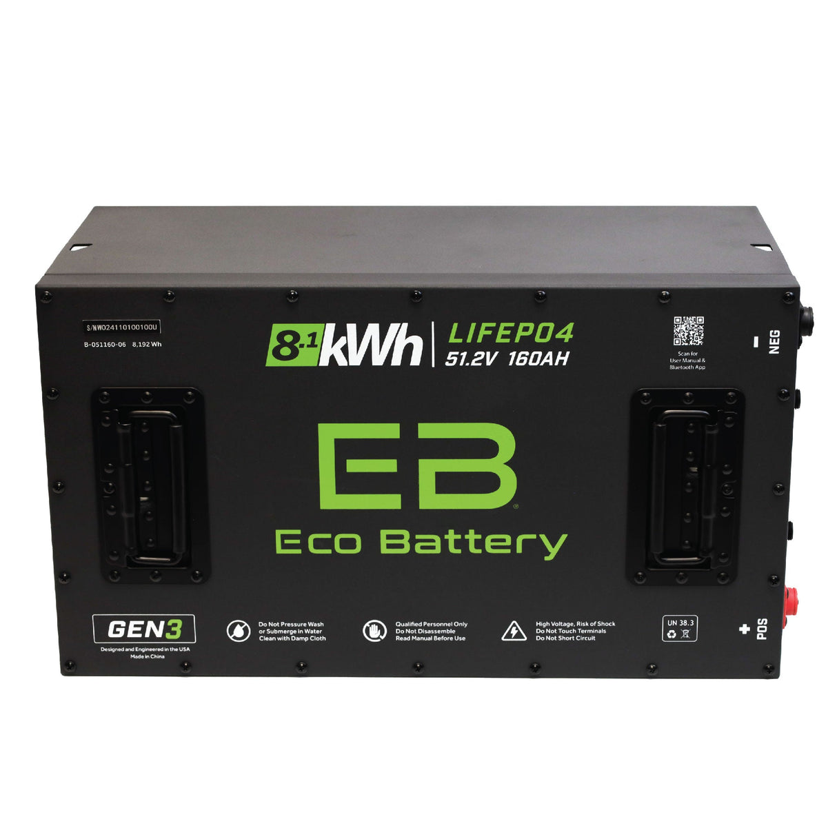 Eco Battery (48V) 51V 160AH Battery Bundle / DENAGO