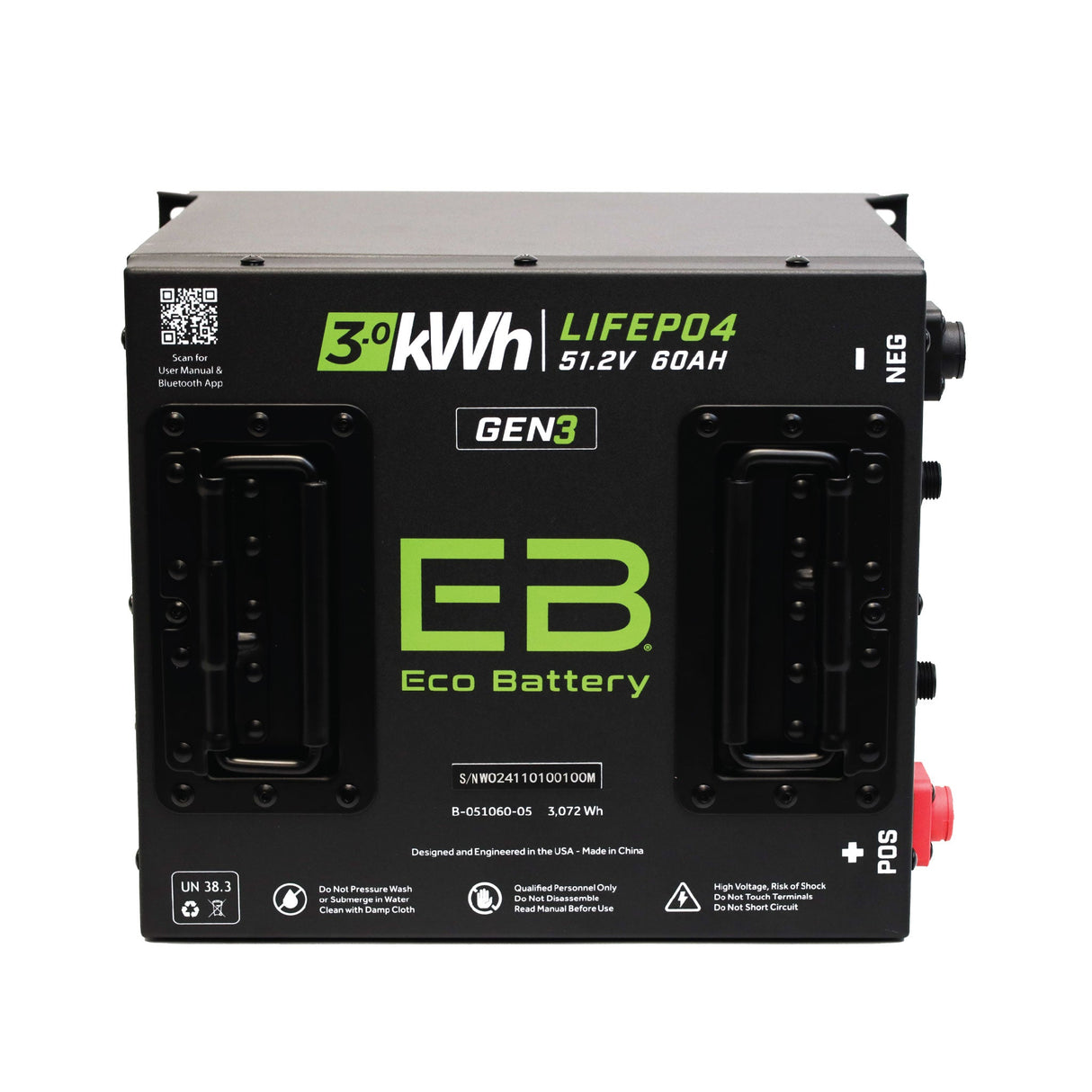 Eco Battery (48V) 51V 60AH Battery Bundle / Yamaha Drive 1 & 2 / 2011+