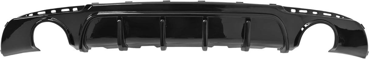 Rear Bumper Diffuser Shark Fin Style Gloss Black Chrysler 300