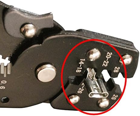 Crimper Pliers & Cable Wire Cutter Tool with 230 Terminal Connector Kit – 0.5~6.0mm² / AWG 23-10 TekShack