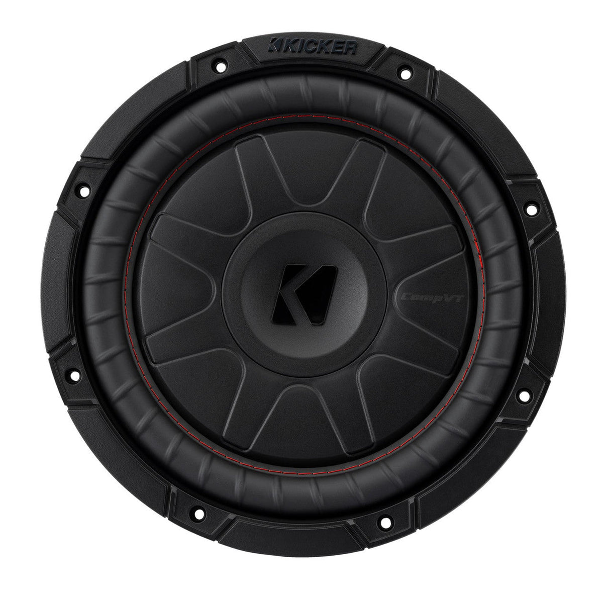 Kicker CVT104 | 10" 375W RMS Shallow Subwoofer SVC 4-Ohm Kicker