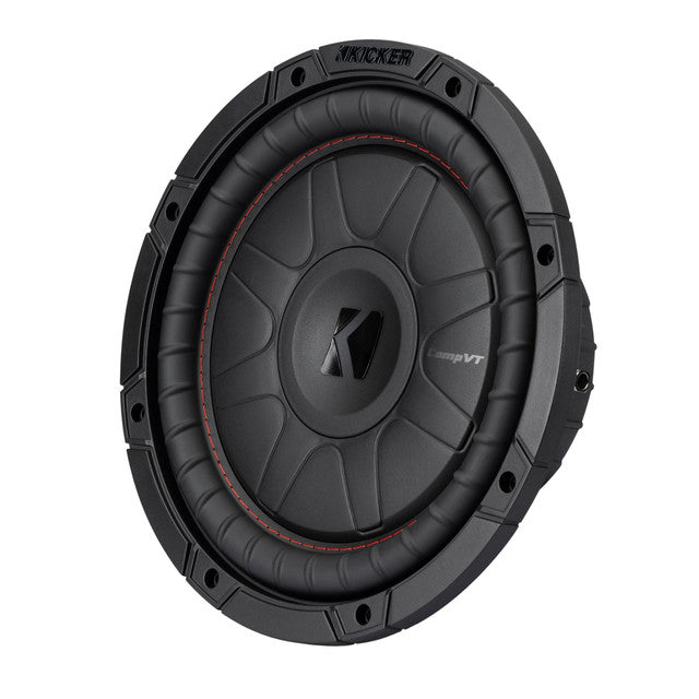 Kicker CVT104 | 10" 375W RMS Shallow Subwoofer SVC 4-Ohm