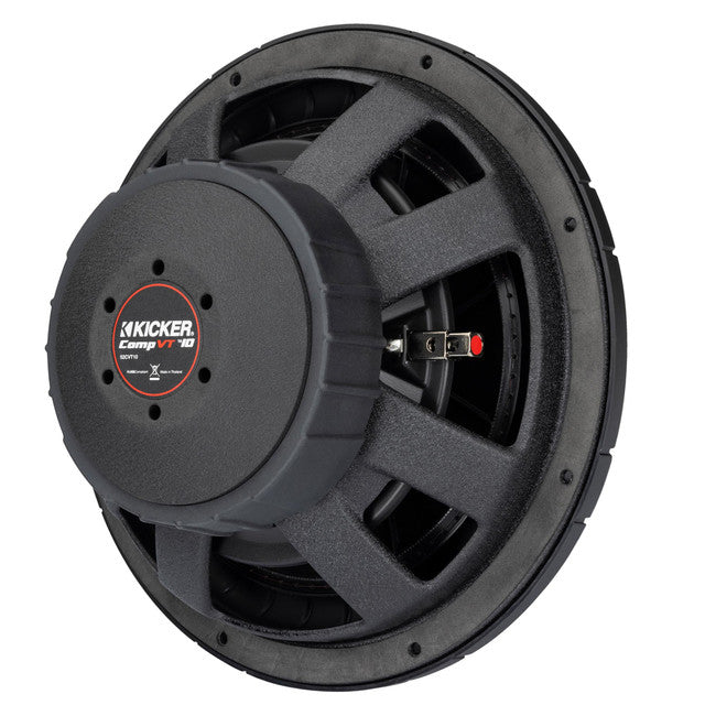 Kicker CVT102 | 10" 375W RMS Shallow Subwoofer 2-Ohm Kicker