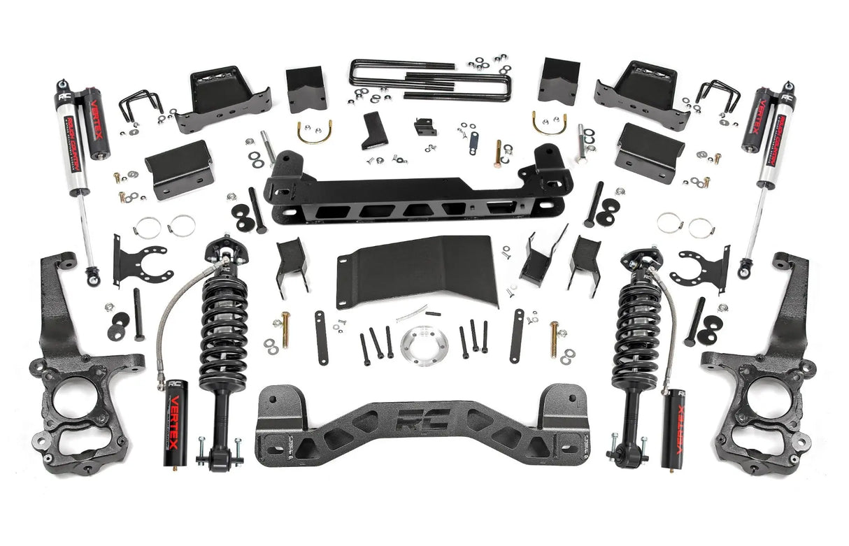 Rough Country 6 Inch Suspension Lift Kit Ford F-150 4WD 2015-2020 557-config