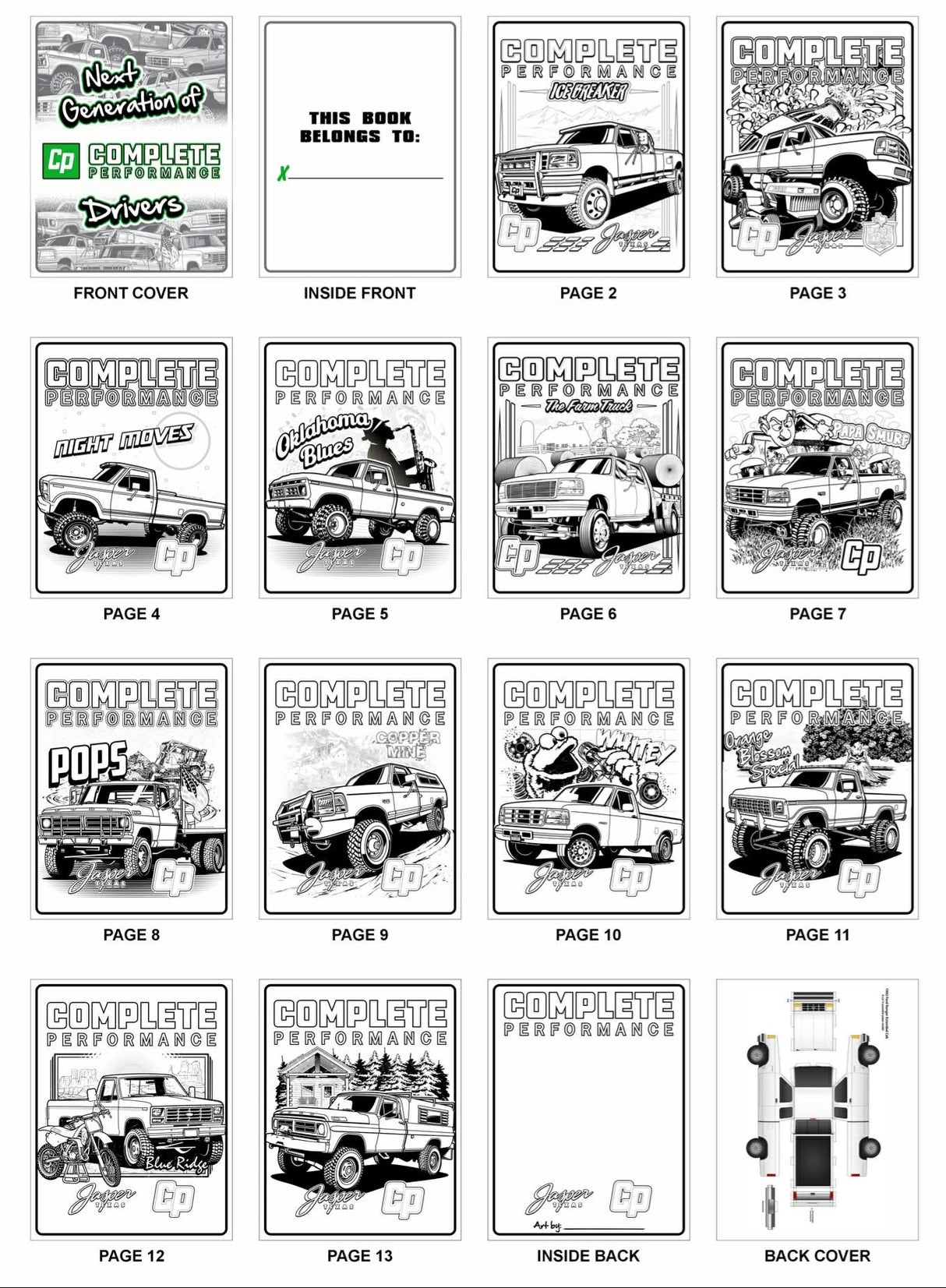 Next Generation Coloring Book Complete Performance