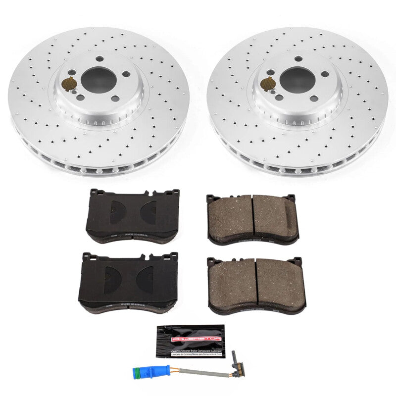 Kit de freins avant Power Stop 19-22 Mercedes-Benz E53 AMG avec revêtement Z23