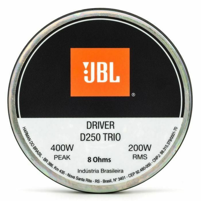 JBL D250 TRIO 1" 200W RMS Screw-on Phenolic Horn Driver (Single) JBL