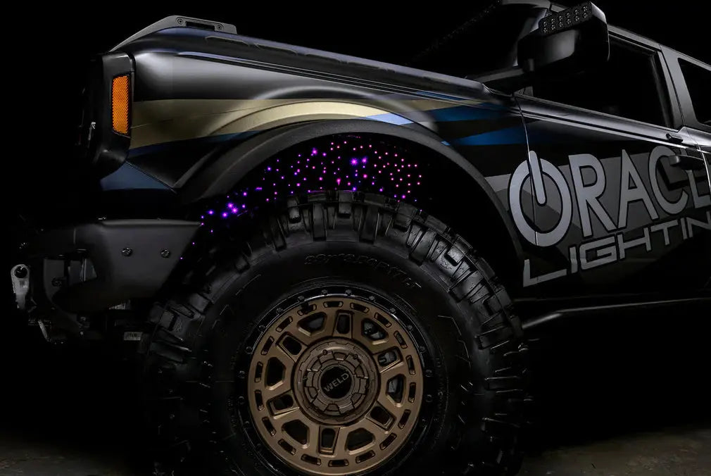 ORACLE LIGHTING FIBER OPTIC WHEEL LINER COLORSHIFT RGB+W KIT - 40W LED/ 600 FIBERS oracle